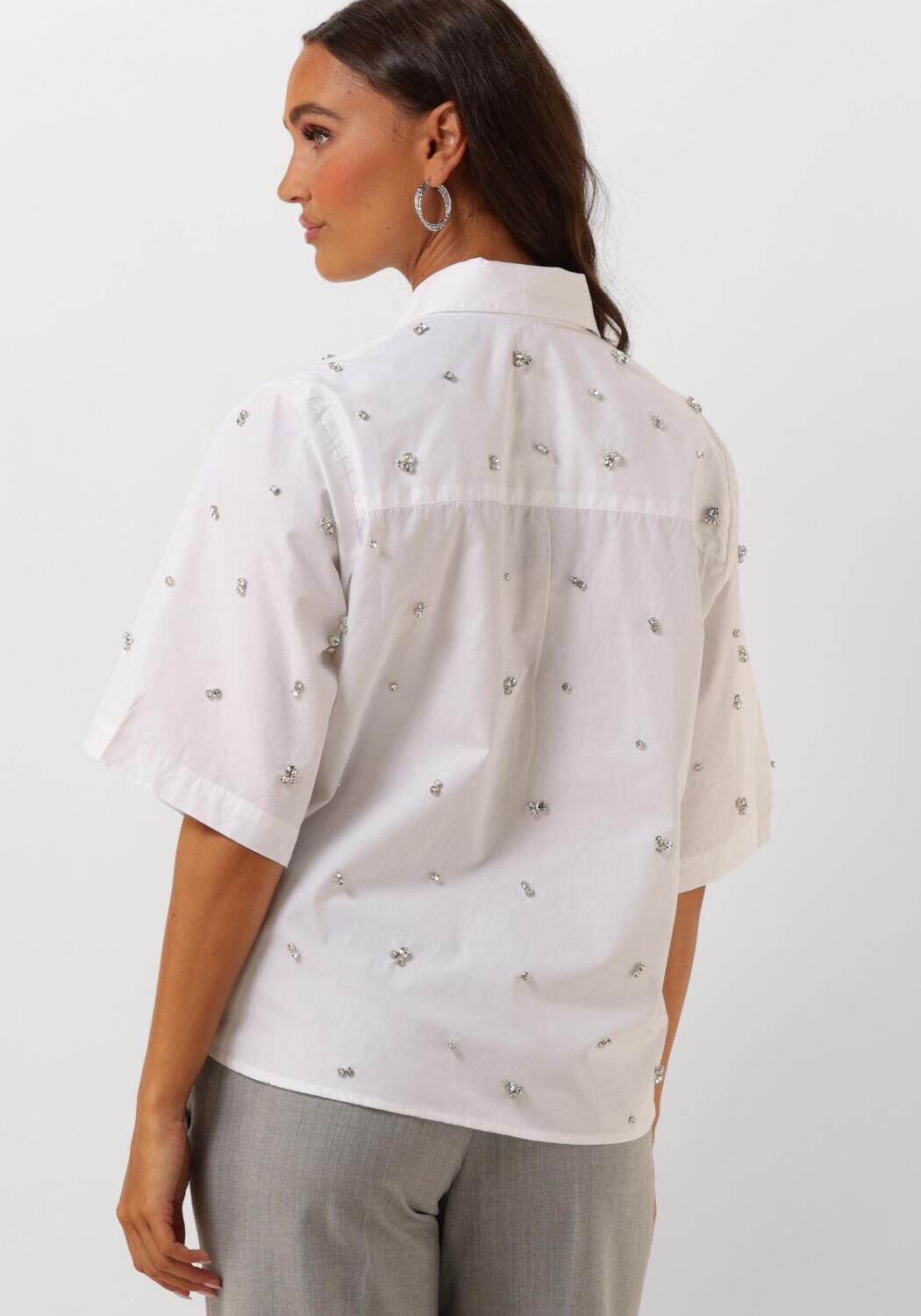EST'SEVEN Dames Blouses Alijah Blouse Wit