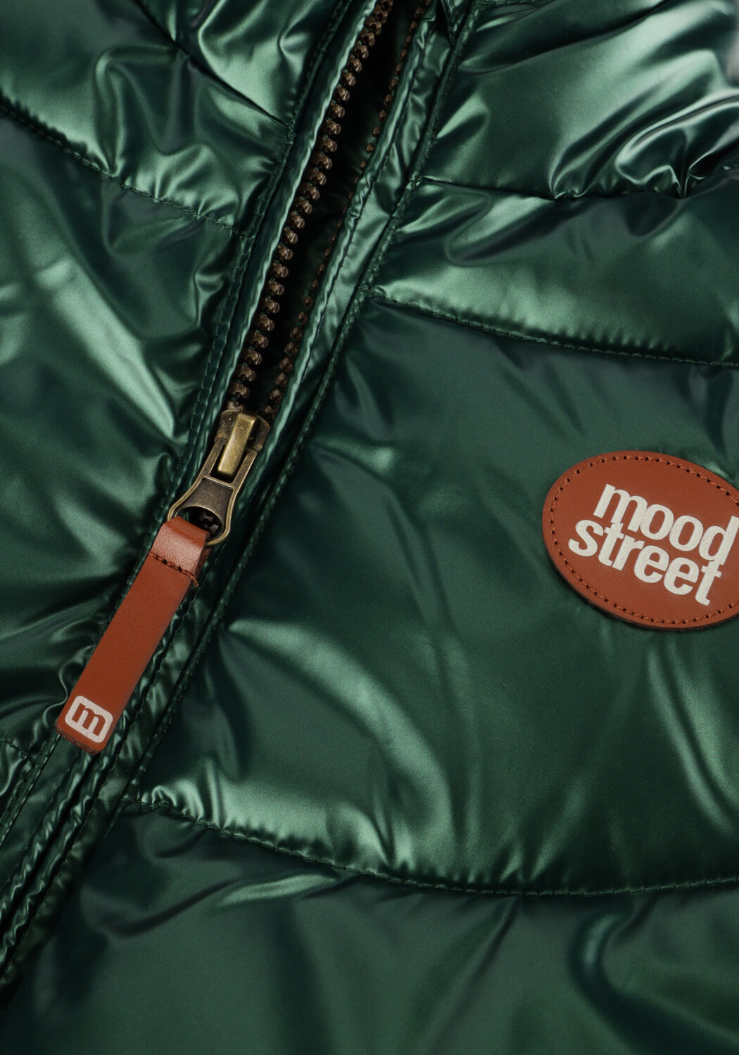 Donkergroene MOODSTREET Gewatteerde jas JESSE - large