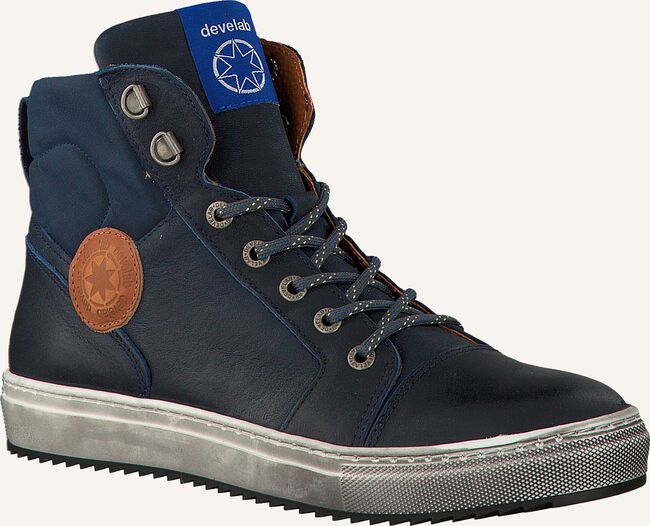 Blauwe DEVELAB Hoge sneakers 41537 Blauwe DEVELAB Hoge sneakers 41537 - large