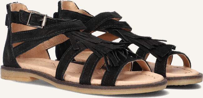 Zwarte CLIC! Platte sandalen 8909 Zwarte CLIC! Platte sandalen 8909 - large
