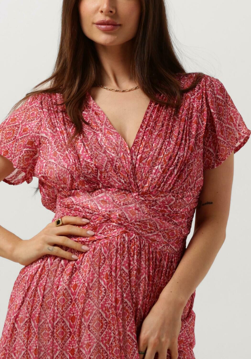 NOTRE-V Dames Jurken Nv-dali Maxi Dress Roze