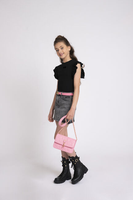 Zwarte NIK & NIK Top RIB SLEEVE TOP - large