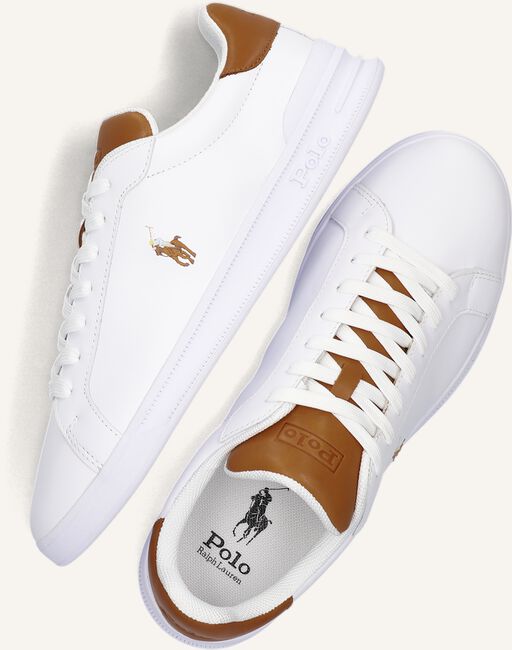 Witte POLO RALPH LAUREN Lage sneakers HRT COURT II Witte POLO RALPH LAUREN Lage sneakers HRT COURT II - large
