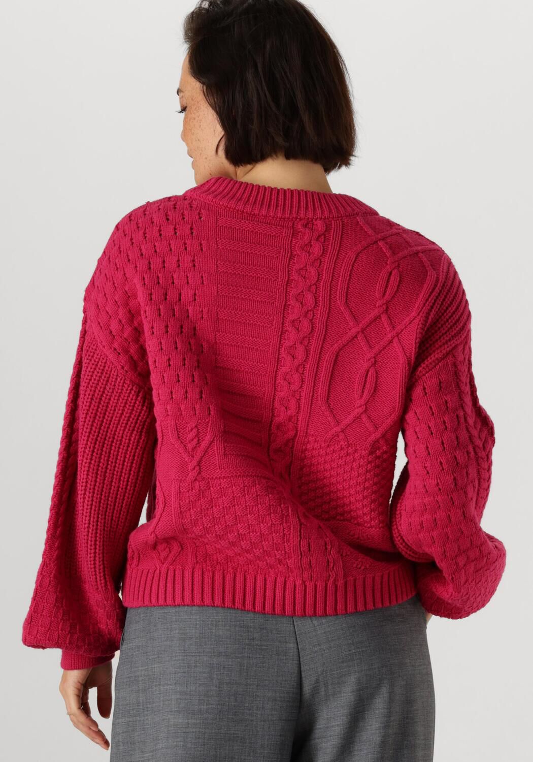 OBJECT Dames Truien & Vesten Objrush Re L s Knit Pullover Roze
