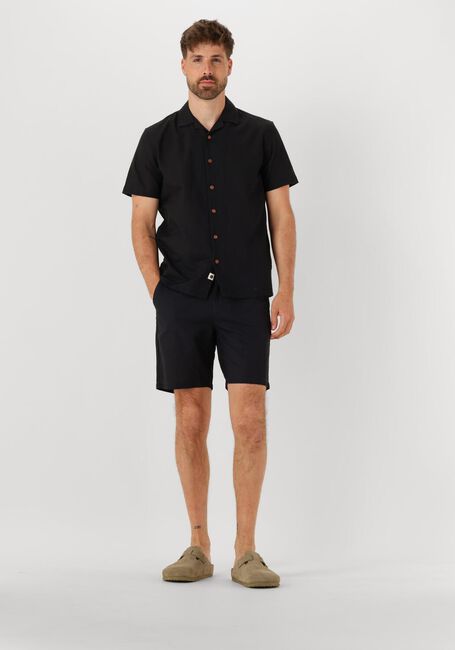 Zwarte ANERKJENDT Korte broek AKLT JAMES COT/LINEN ELA SHORTS - large
