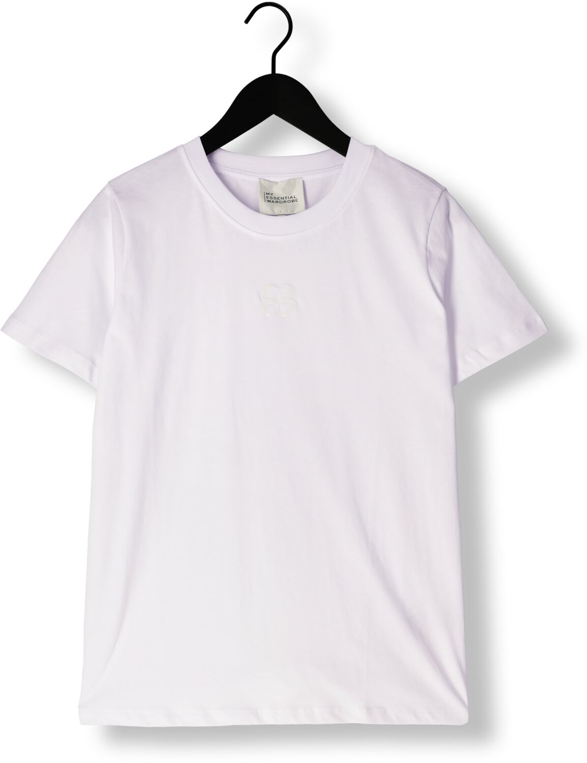 MY ESSENTIAL WARDROBE Dames Tops & T-shirts Seattlemw Logo Emb. Tee Wit