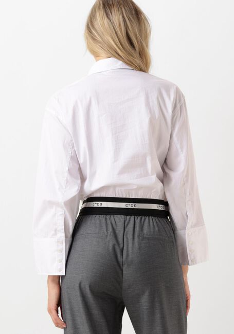 Witte CO'COUTURE Blouses COTTON CRISP LOGO CROP SHIRT - large
