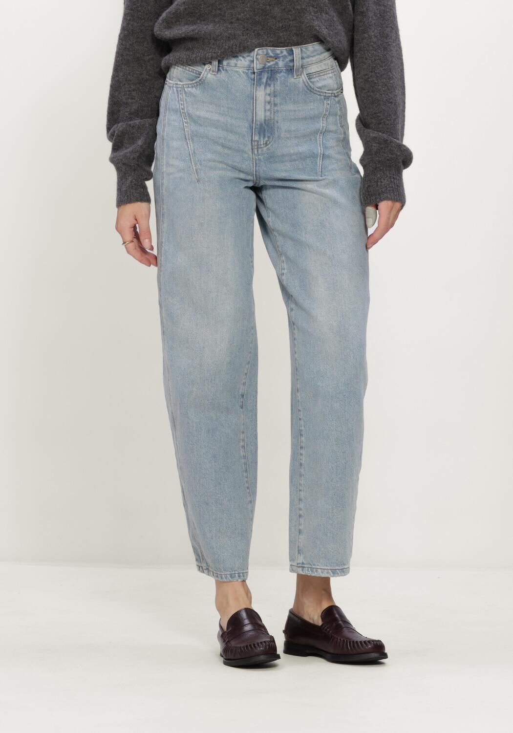 Y.A.S. YAS Dames Jeans Yassky Hw Barrel Jeans Lichtblauw