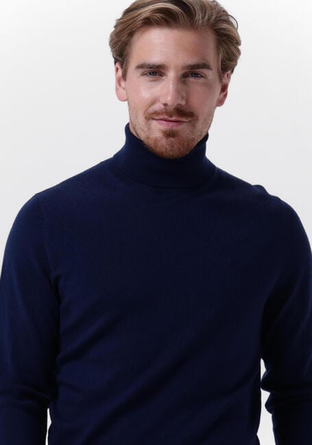 Donkerblauwe CALVIN KLEIN Coltrui MERINO TURTLE NECK - large
