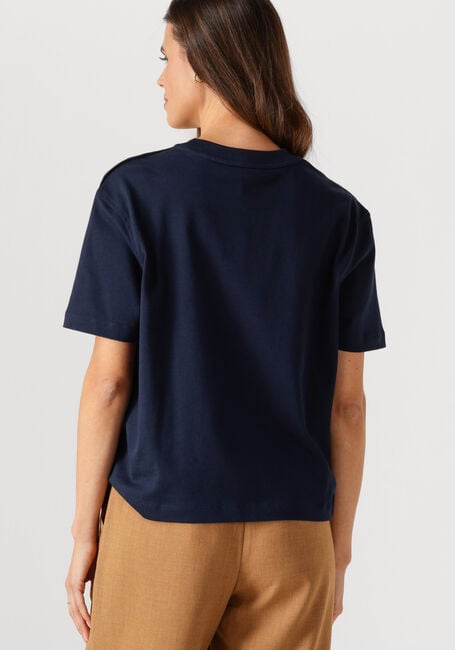 Donkerblauwe TOMMY HILFIGER T-shirt GOLD BTN SCRIPT MDRN SS TEE - large