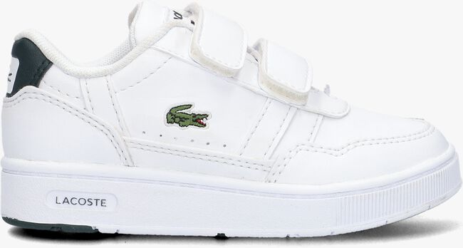 Witte LACOSTE Lage sneakers T-CLIP K - large