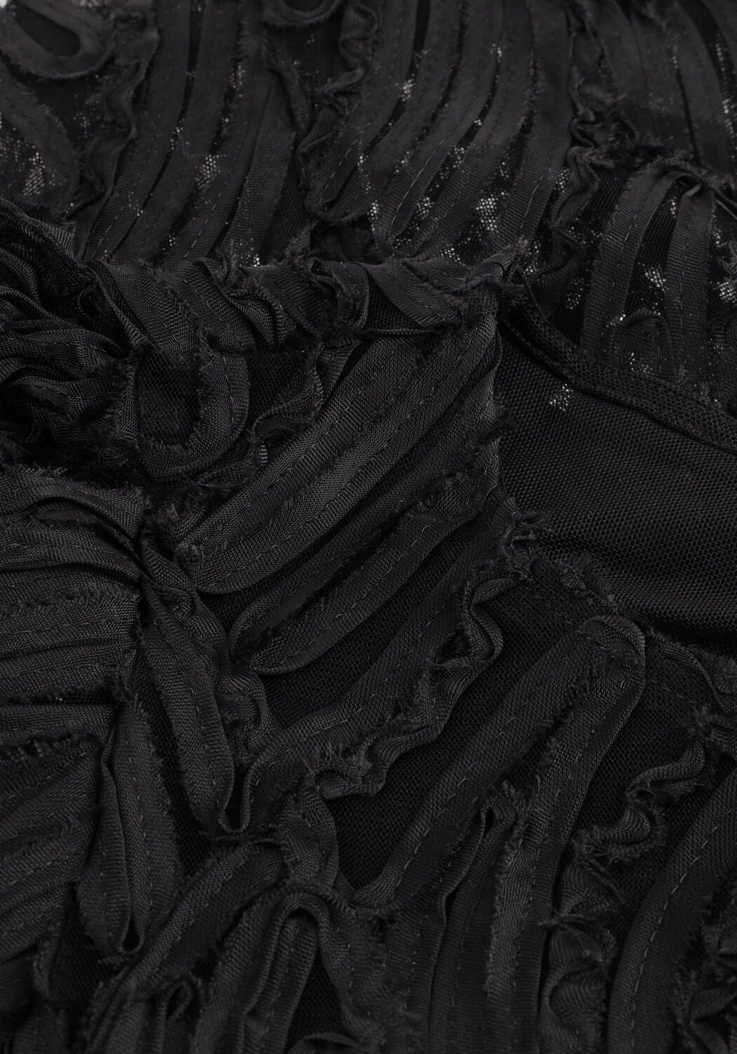 Zwarte OBJECT Top OBJLUCIE L/S RE O-NECK TOP - large