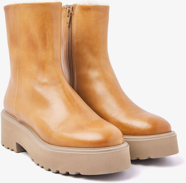 Cognac VIA VAI Vachtlaarzen BOBBI MELLOW - large