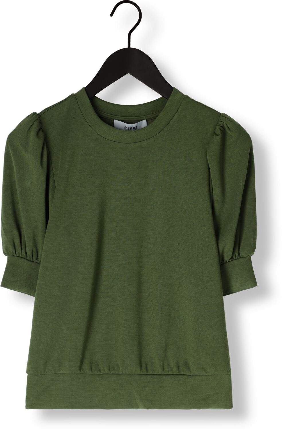 MINUS Dames Tops & T-shirts Livana T-shirt Donkergroen