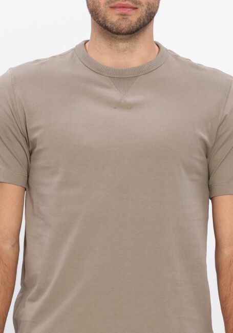 Taupe CALVIN KLEIN T-shirt BADGE REGULAR TEE - large