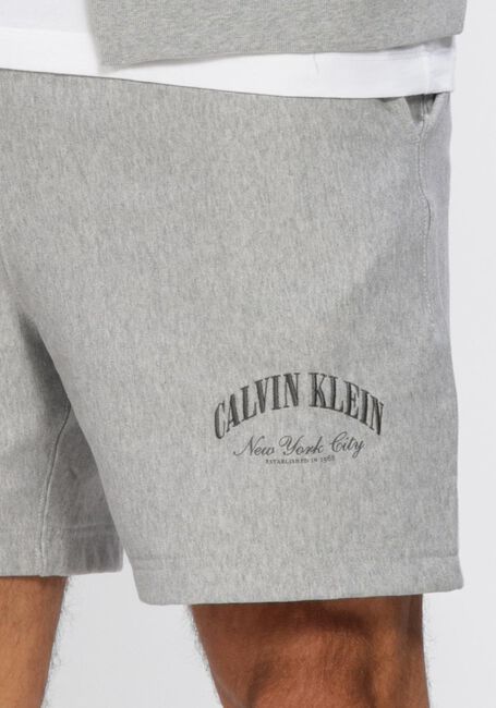 Grijze CALVIN KLEIN Korte broek PREMIUM TERRY CALVIN COLLEGIATE - large