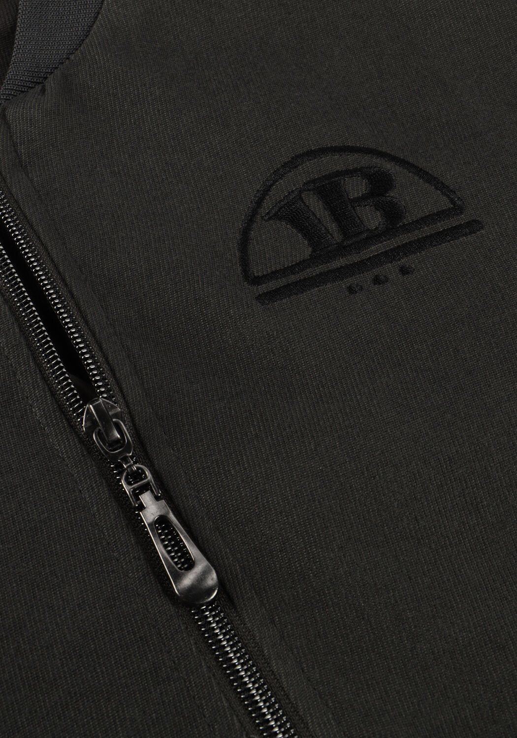 Donkergrijze INDIAN BLUE JEANS Vest JACKET PEACHED - large