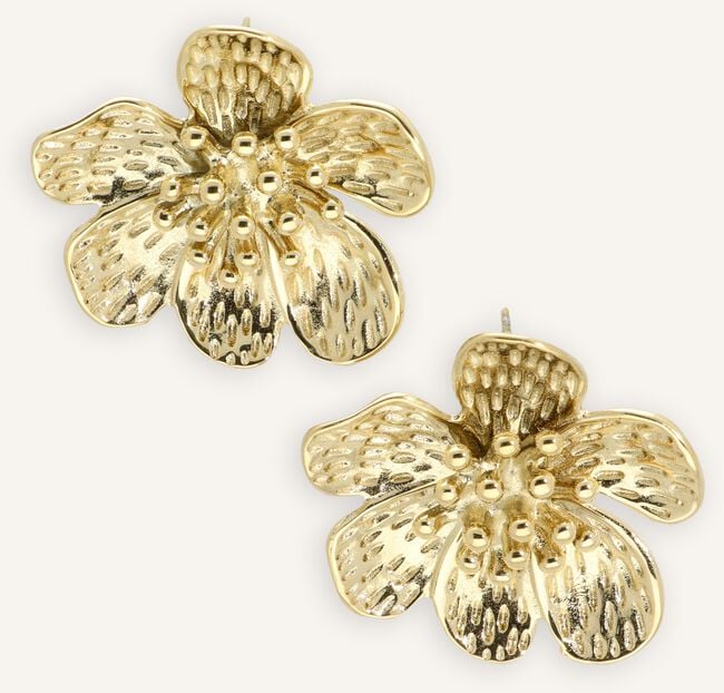 Goudkleurig NOTRE-V Oorbellen EARRING FLOWER BIG Goudkleurig NOTRE-V Oorbellen EARRING FLOWER BIG - large