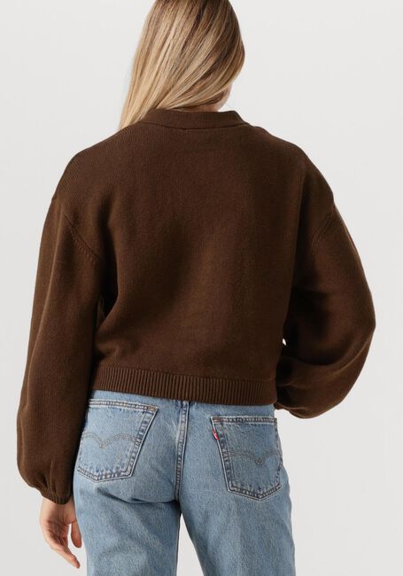Bruine MSCH COPENHAGEN Vest MSCHZAFINA CARDIGAN - large