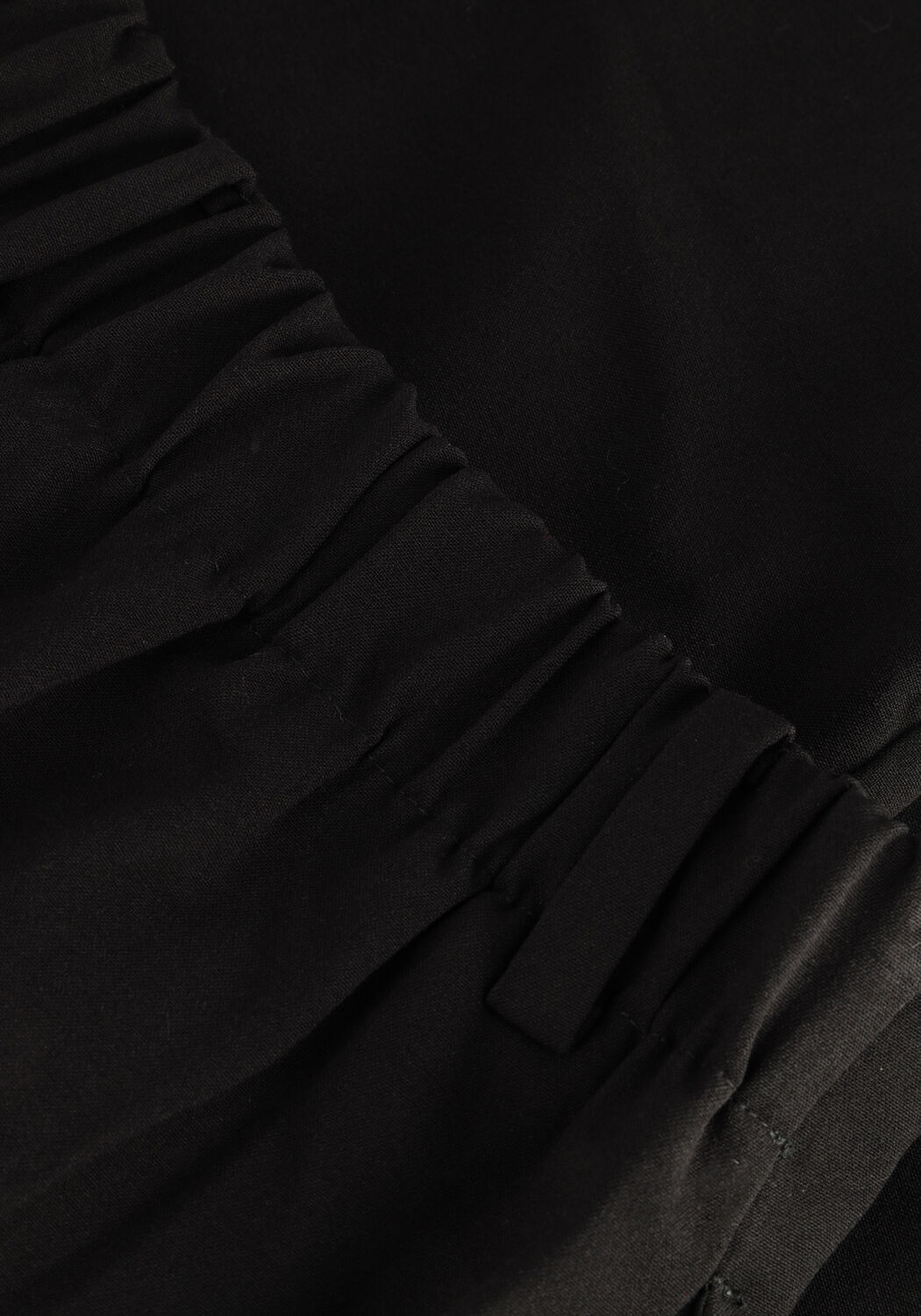 Zwarte MSCH COPENHAGEN Wijde broek ISABEA CHANA ANKLE PANTS - large