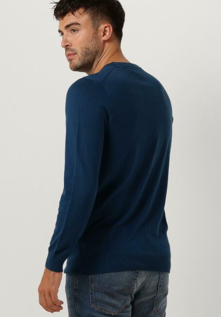 Blauwe LYLE & SCOTT Trui COTTON MERINO CREW JUMPER - large