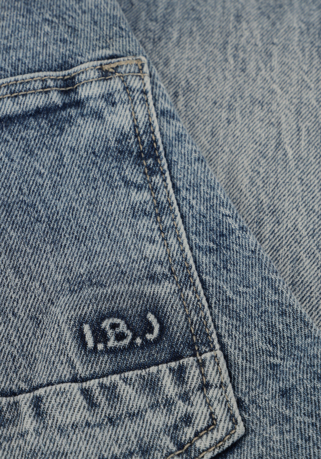 Lichtblauwe INDIAN BLUE JEANS Straight leg jeans 2657 WIDE LOOSE FIT BLUE JEANS - large