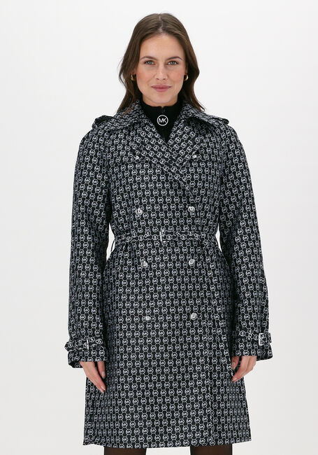 Zwarte MICHAEL KORS  MK LOGO JCRD ECO TRENCH - large