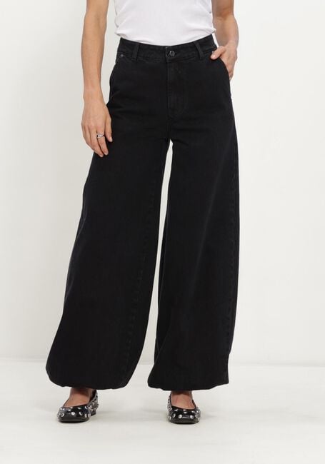 Zwarte HAUTE L'AMITI&Eacute; Broeken DENIM HAREM TALL PANT BLACK - large