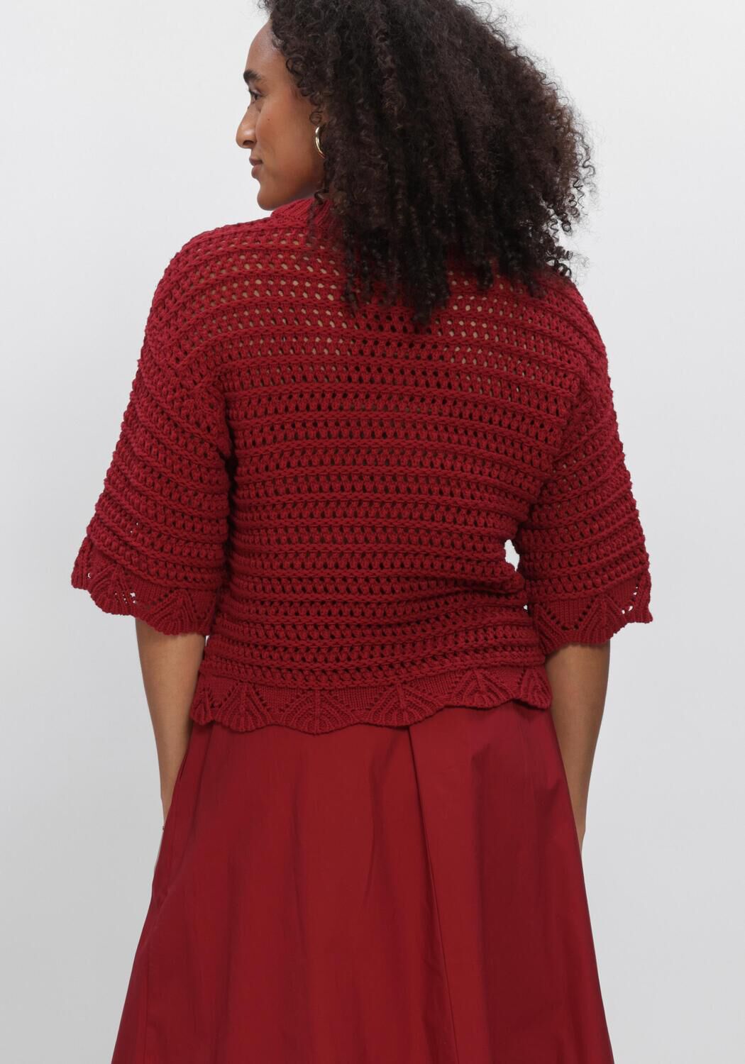 Rode MSCH COPENHAGEN Trui MSCHTABITHA FAIRYN 2 4 PULLOVER - large