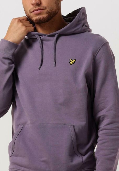 Lila LYLE & SCOTT Truien/vesten PULLOVER HOODIE - large