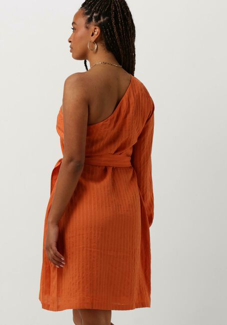 Oranje ANOTHER LABEL Mini jurk DUA DRESS L/S - large