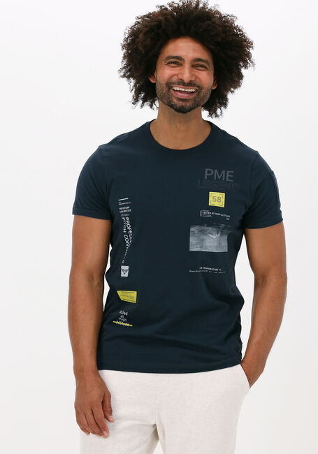 Zwarte PME LEGEND T-shirt SHORT SLEEVE R-NECK SINGLE JERSEY - large