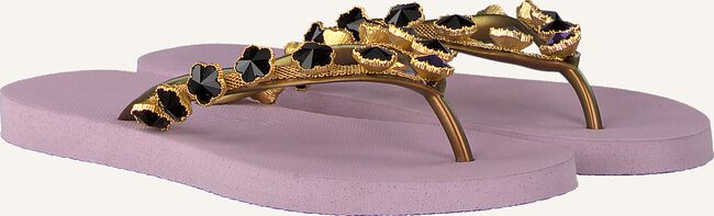 Paarse UZURII Teenslippers BLACK FLOWER Paarse UZURII Teenslippers BLACK FLOWER - large