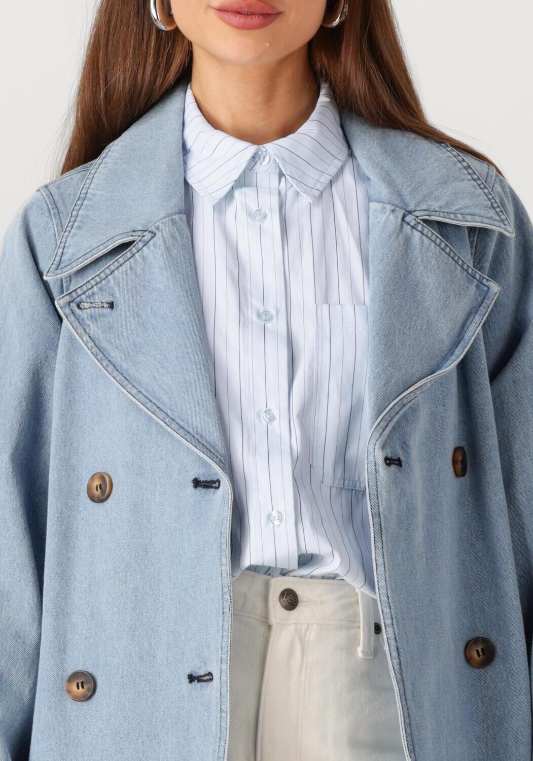 MODSTRÖM Modström Dames Jassen Madelinemd Denim Jacket Blauw