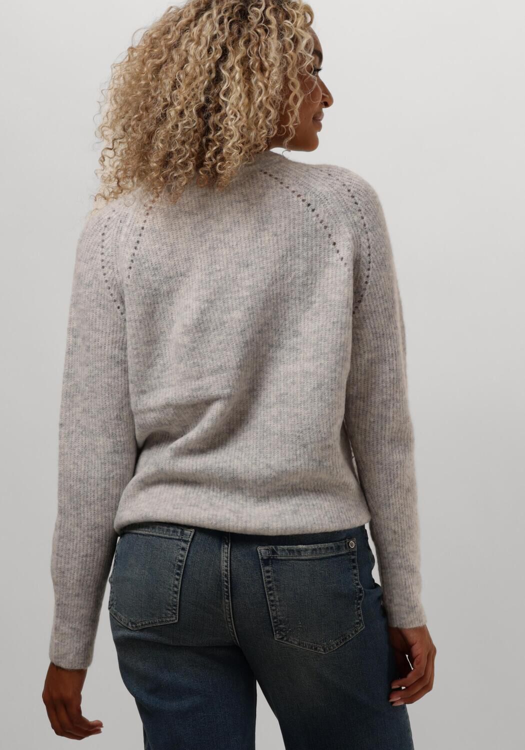 MOS MOSH Dames Truien & Vesten Tammy Thora Knit Grijs