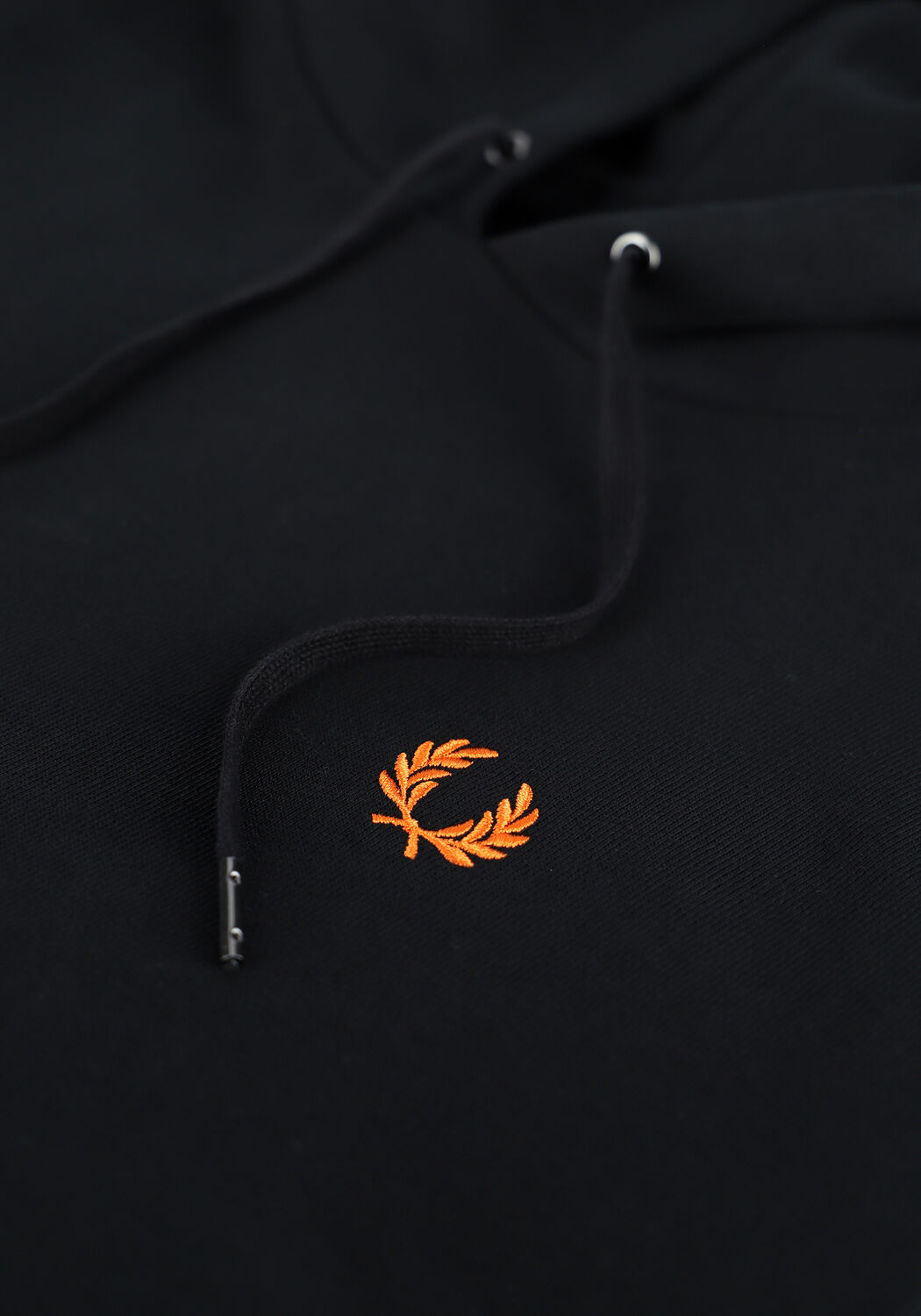 Zwarte FRED PERRY Sweater LAUREL WREATH HOODED SWEATSHIR - large