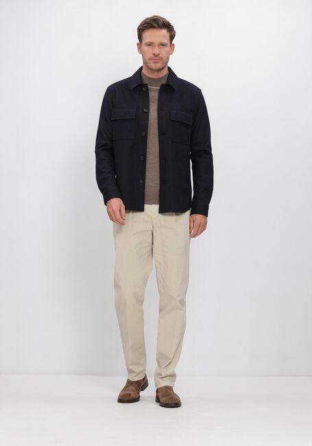 Donkerblauwe PROFUOMO Overshirt OVERSHIRT KNITTED - large