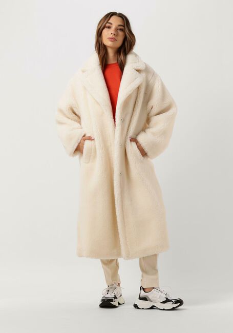 Witte STAND STUDIO Teddy jas MARIA COAT TEDDY - large