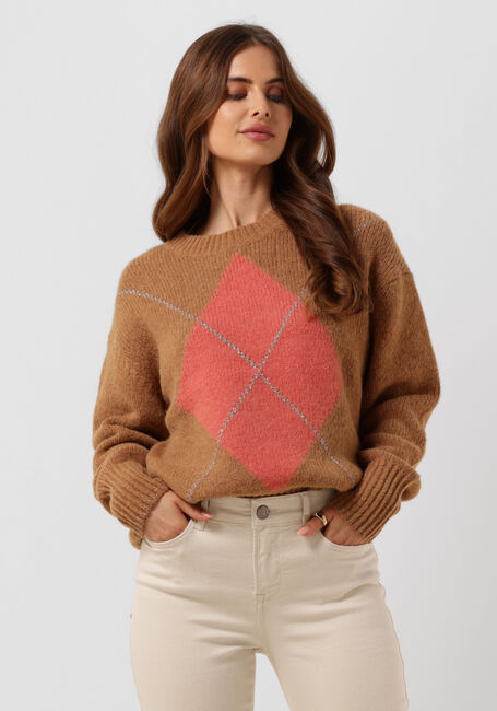 Camel MOS MOSH Trui ZOOM DIAMOND KNIT - large