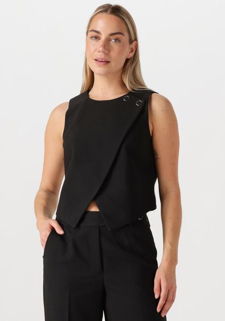 Zwarte CO'COUTURE Gilet VOLACC WRAP VEST - large