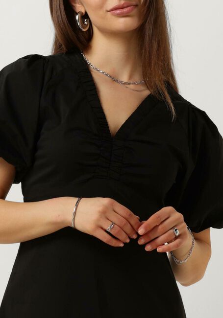Zwarte NEO NOIR Maxi jurk ILLANA POPLIN DRESS - large