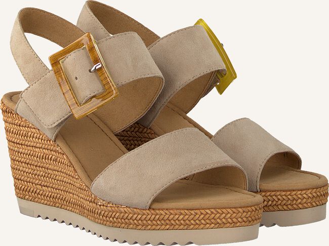 Beige GABOR Platte sandalen 795.1 Beige GABOR Platte sandalen 795.1 - large