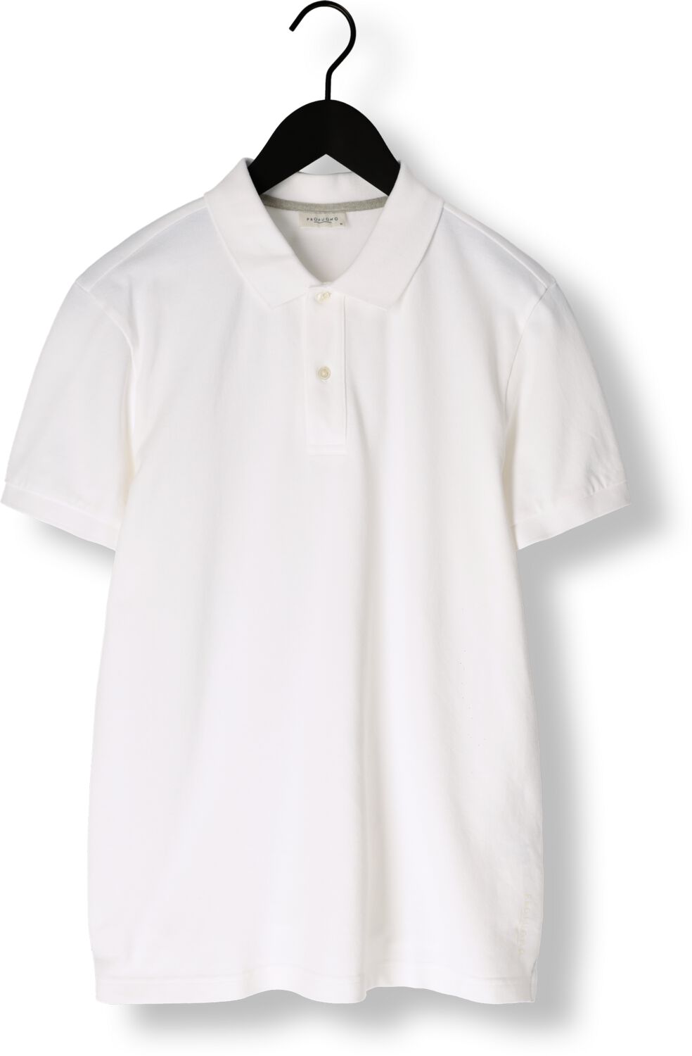 PROFUOMO Heren Polo's & T-shirts Polo Short Sleeve Wit