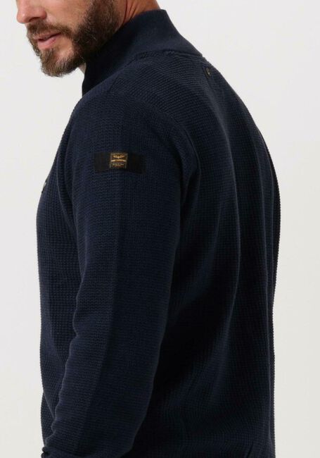 Blauwe PME LEGEND Vest ZIP JACKET COTTON KNIT - large