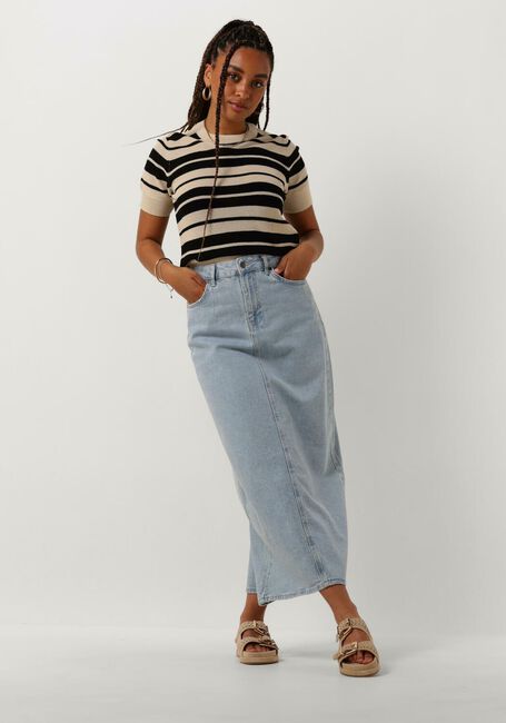 Zwarte OBJECT Top OBJKALYNA S/S O-NECK KNIT PULLOVER - large