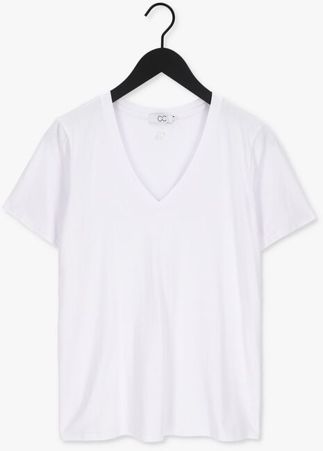 Witte CC HEART T-shirt ORGANIC COTTON V-NECK TSHIRT - large