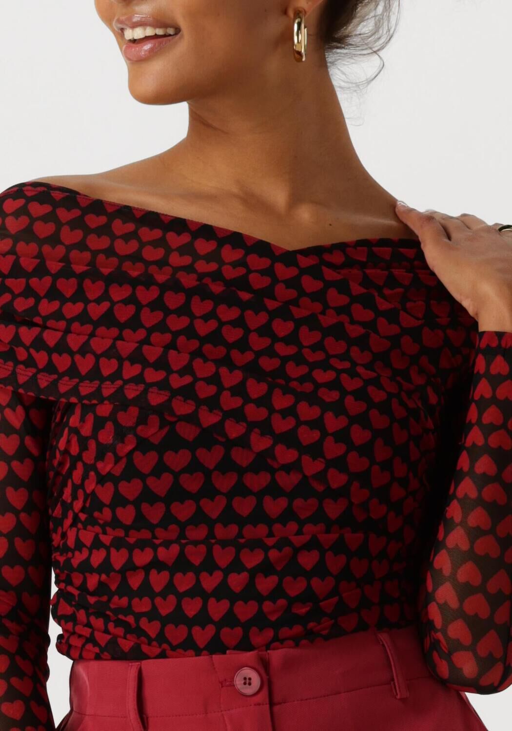 FABIENNE CHAPOT Dames Tops & T-shirts Duzzy Top Rood