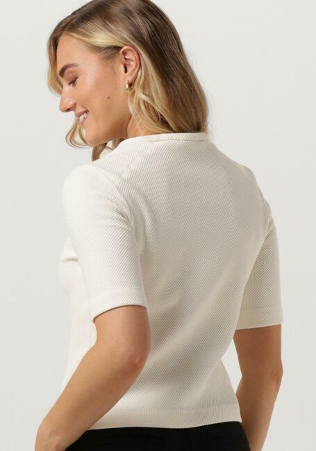 Witte VANILIA Top STRUC SS NEW - large