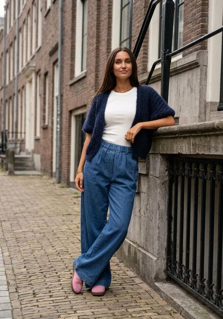 Blauwe BY-BAR Wide jeans BENJI DENIM PANT - large