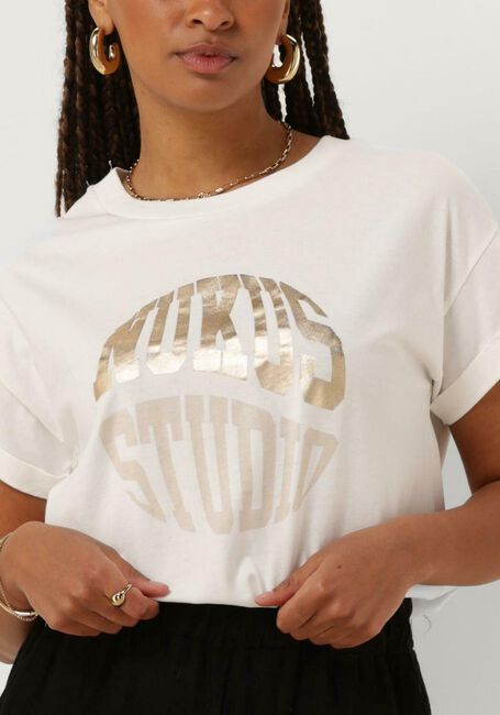 Witte NUKUS T-shirt HANNAH SHIRT - large